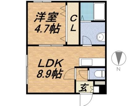 カハラコートファースト 502｜北海道札幌市中央区南六条西１３丁目(賃貸マンション1LDK・5階・34.27㎡)の写真 その2