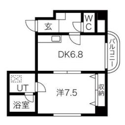 白石駅 4.3万円