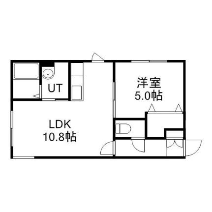 シャルール 303｜北海道札幌市白石区南郷通１７丁目南(賃貸マンション1LDK・3階・39.50㎡)の写真 その2