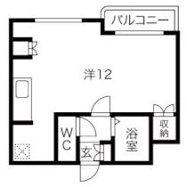 ローヤルハイツ本郷9 401 ｜ 北海道札幌市白石区本郷通９丁目北（賃貸マンション1LDK・4階・28.50㎡） その2