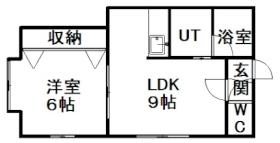 ラフィーネ南郷 101 ｜ 北海道札幌市白石区南郷通５丁目南（賃貸アパート1DK・1階・29.61㎡） その2