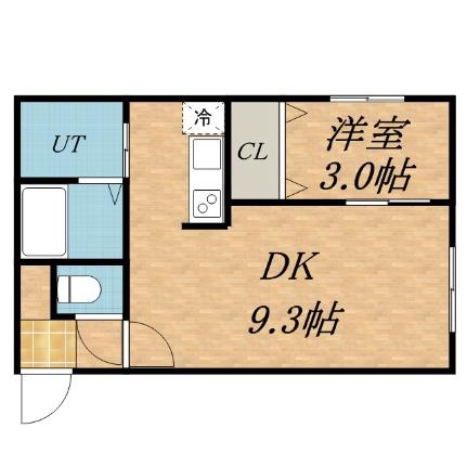 アールズシティ元町 301｜北海道札幌市東区北二十二条東１６丁目(賃貸マンション1LDK・3階・28.52㎡)の写真 その2