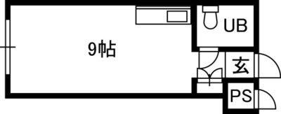 ジュネスコート22 00307｜北海道札幌市北区北二十二条西７丁目(賃貸マンション1R・3階・21.90㎡)の写真 その2