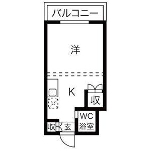 フェルム・アンソレイユ 103｜北海道札幌市北区北二十条西８丁目(賃貸マンション1K・1階・21.40㎡)の写真 その2