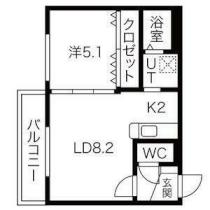 コローレＮ33 301 ｜ 北海道札幌市北区北三十三条西３丁目（賃貸マンション1LDK・3階・36.11㎡） その2