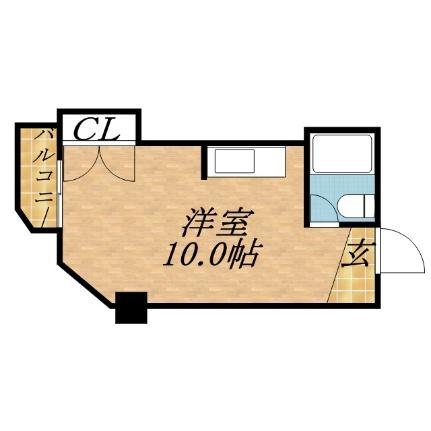 クレストコート北大前 705｜北海道札幌市北区北十八条西５丁目(賃貸マンション1R・7階・19.44㎡)の写真 その2