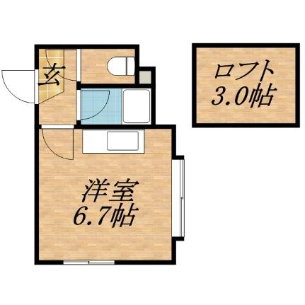 アップルハウス北16条II 202｜北海道札幌市東区北十六条東３丁目(賃貸アパート1R・2階・15.93㎡)の写真 その2