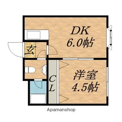 ハートランド光星 408｜北海道札幌市東区北十一条東５丁目(賃貸マンション1DK・4階・23.00㎡)の写真 その2