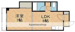 メゾン21 3階1LDKの間取り