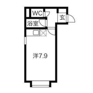 フォーレストヴィレッジ平岸 106｜北海道札幌市豊平区平岸三条１８丁目(賃貸アパート1R・1階・22.96㎡)の写真 その2