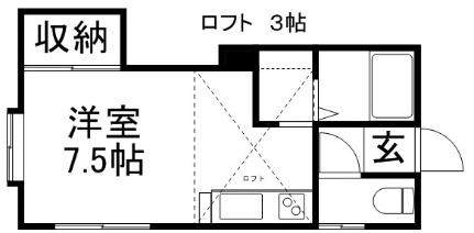 北海道札幌市豊平区中の島一条４丁目(賃貸アパート1R・1階・21.28㎡)の写真 その2