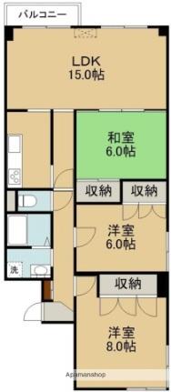 ロクゴーリーブル梁川 501｜北海道函館市梁川町(賃貸マンション3LDK・5階・82.00㎡)の写真 その2