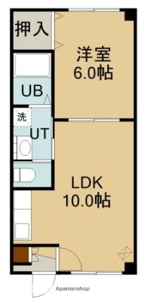 ピュアパレス桔梗 316｜北海道函館市西桔梗町(賃貸マンション1LDK・3階・34.42㎡)の写真 その2