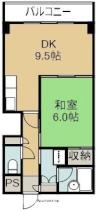 フラットフォーレスト2 206 ｜ 北海道函館市日乃出町（賃貸マンション1LDK・2階・37.12㎡） その2