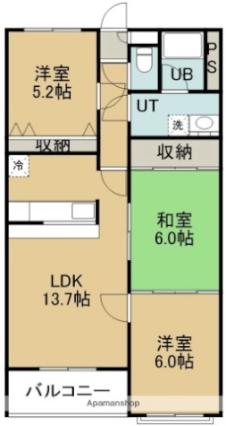 コーポ美原２号_間取り_0