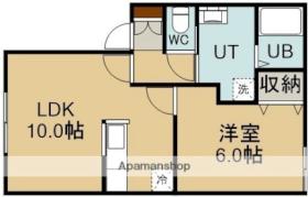 ウィンディア万勝IV 202 ｜ 北海道函館市美原２丁目（賃貸アパート1LDK・2階・39.67㎡） その2