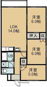 ピアコート神山 101｜北海道函館市神山１丁目(賃貸マンション3LDK・1階・72.87㎡)の写真 その2