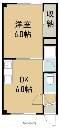 レジデンス本通 303｜北海道函館市本通２丁目(賃貸アパート1DK・3階・26.42㎡)の写真 その2