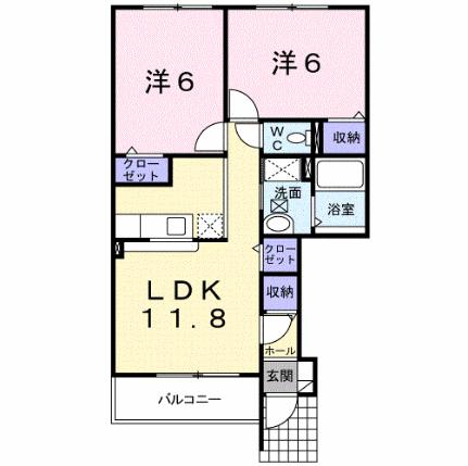 ベルアンジュ 103｜北海道函館市昭和３丁目(賃貸アパート2LDK・1階・52.57㎡)の写真 その2