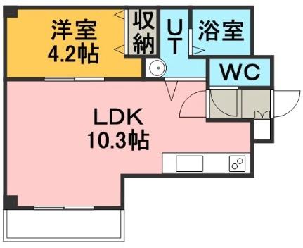 サンシャイン1ー9 303｜北海道札幌市豊平区月寒西一条９丁目(賃貸マンション1LDK・3階・32.63㎡)の写真 その2