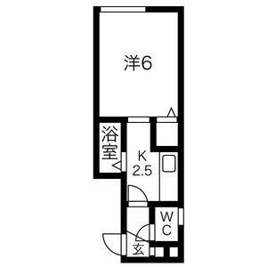 プラザイン福住Ａ 102｜北海道札幌市豊平区福住一条３丁目(賃貸アパート1K・2階・19.44㎡)の写真 その2