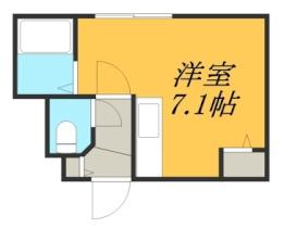 北海道札幌市豊平区平岸八条１３丁目（賃貸マンション1R・3階・19.20㎡） その2