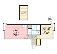 コスモハイツ 205 ｜ 北海道札幌市豊平区平岸六条１２丁目（賃貸アパート1DK・2階・31.35㎡） その2