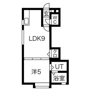 ＡＭＡＰｏＬＡ　ＩＩＩ 305｜北海道札幌市豊平区平岸二条８丁目(賃貸アパート1LDK・3階・31.59㎡)の写真 その2