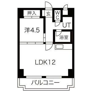 さんぱちＢＬＤＩＩ 1002｜北海道札幌市豊平区豊平四条３丁目(賃貸マンション1LDK・10階・41.04㎡)の写真 その2