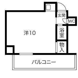 ユニバーシティコート平岸 302｜北海道札幌市豊平区平岸二条９丁目(賃貸マンション1R・3階・22.86㎡)の写真 その2