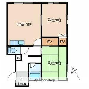 北海道札幌市豊平区月寒東一条１３丁目(賃貸アパート2LDK・1階・43.00㎡)の写真 その2