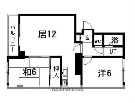 北海道札幌市豊平区西岡四条２丁目(賃貸アパート2LDK・1階・50.32㎡)の写真 その2