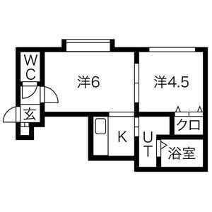 シティハイム澄川 201｜北海道札幌市南区澄川二条４丁目(賃貸アパート1LDK・3階・35.00㎡)の写真 その2