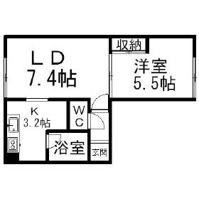 アーバンテラス南平岸 401｜北海道札幌市豊平区平岸四条１２丁目(賃貸マンション1DK・4階・32.90㎡)の写真 その2