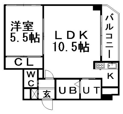 サンフォレスト菊水 901｜北海道札幌市白石区菊水上町二条４丁目(賃貸マンション1LDK・9階・36.26㎡)の写真 その2