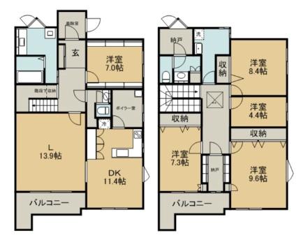 スカイラークヒルズマンション_間取り_0