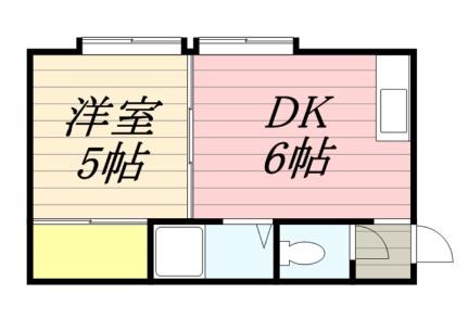 北海道札幌市厚別区厚別南２丁目(賃貸アパート1DK・3階・23.10㎡)の写真 その2