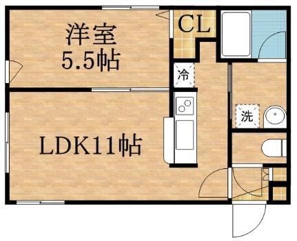 レモネード菊水 302｜北海道札幌市白石区菊水七条１丁目(賃貸マンション1LDK・3階・35.38㎡)の写真 その2