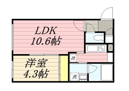 Ｍａ　ｍａｉｓｏｎ本通 403｜北海道札幌市白石区本通１４丁目南(賃貸マンション1LDK・4階・34.20㎡)の写真 その2