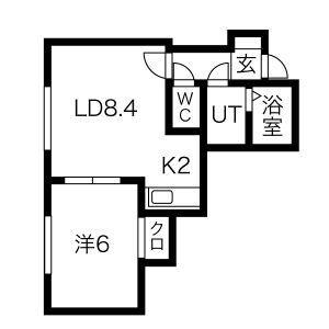 Ｖｉｖａｃｅ白石 202｜北海道札幌市白石区本通１０丁目南(賃貸アパート1LDK・3階・35.65㎡)の写真 その2