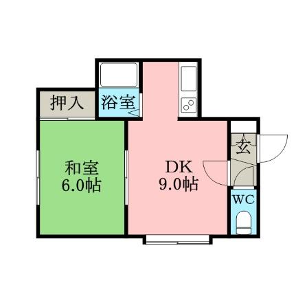 セピア菊水Ｃ棟 0202｜北海道札幌市白石区菊水元町五条１丁目(賃貸アパート1DK・3階・31.40㎡)の写真 その2