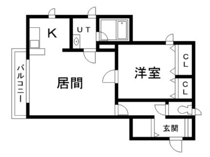 ワイズロード2 201｜北海道札幌市東区北二十条東１９丁目(賃貸アパート1LDK・2階・46.00㎡)の写真 その2