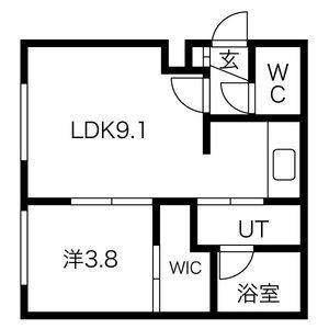 Ｒａｖｅｌｌｏ　Ｎ2　Ａ 207｜北海道札幌市中央区北二条東７丁目(賃貸マンション1LDK・2階・31.08㎡)の写真 その2