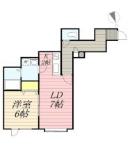 チュティ平岸 202 ｜ 北海道札幌市豊平区平岸六条１６丁目（賃貸アパート1LDK・2階・36.56㎡） その2