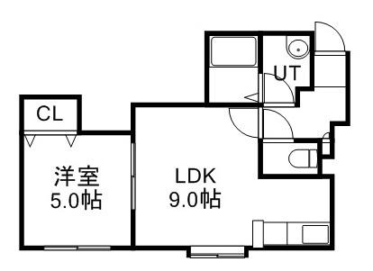 ハーモニー　ビコウ 202｜北海道札幌市白石区菊水上町四条３丁目(賃貸アパート1LDK・2階・33.21㎡)の写真 その2