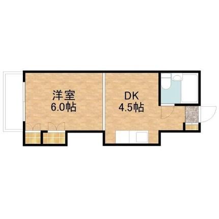 サンセットハイツ平岸 311｜北海道札幌市豊平区平岸四条８丁目(賃貸マンション1DK・3階・21.12㎡)の写真 その2