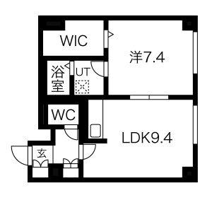 サニーハウス西谷 205｜北海道札幌市白石区南郷通５丁目南(賃貸マンション2LDK・2階・50.00㎡)の写真 その2