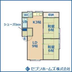 白石駅 3.5万円