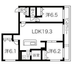 西線11条駅 14.8万円