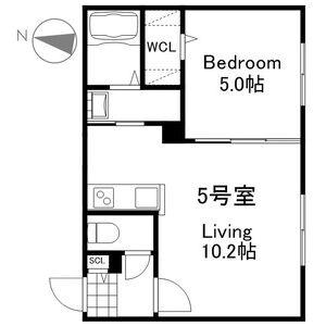 仮）プレスタ北23東14ＭＳ 105｜北海道札幌市東区北二十三条東１４丁目(賃貸マンション1LDK・1階・34.86㎡)の写真 その2